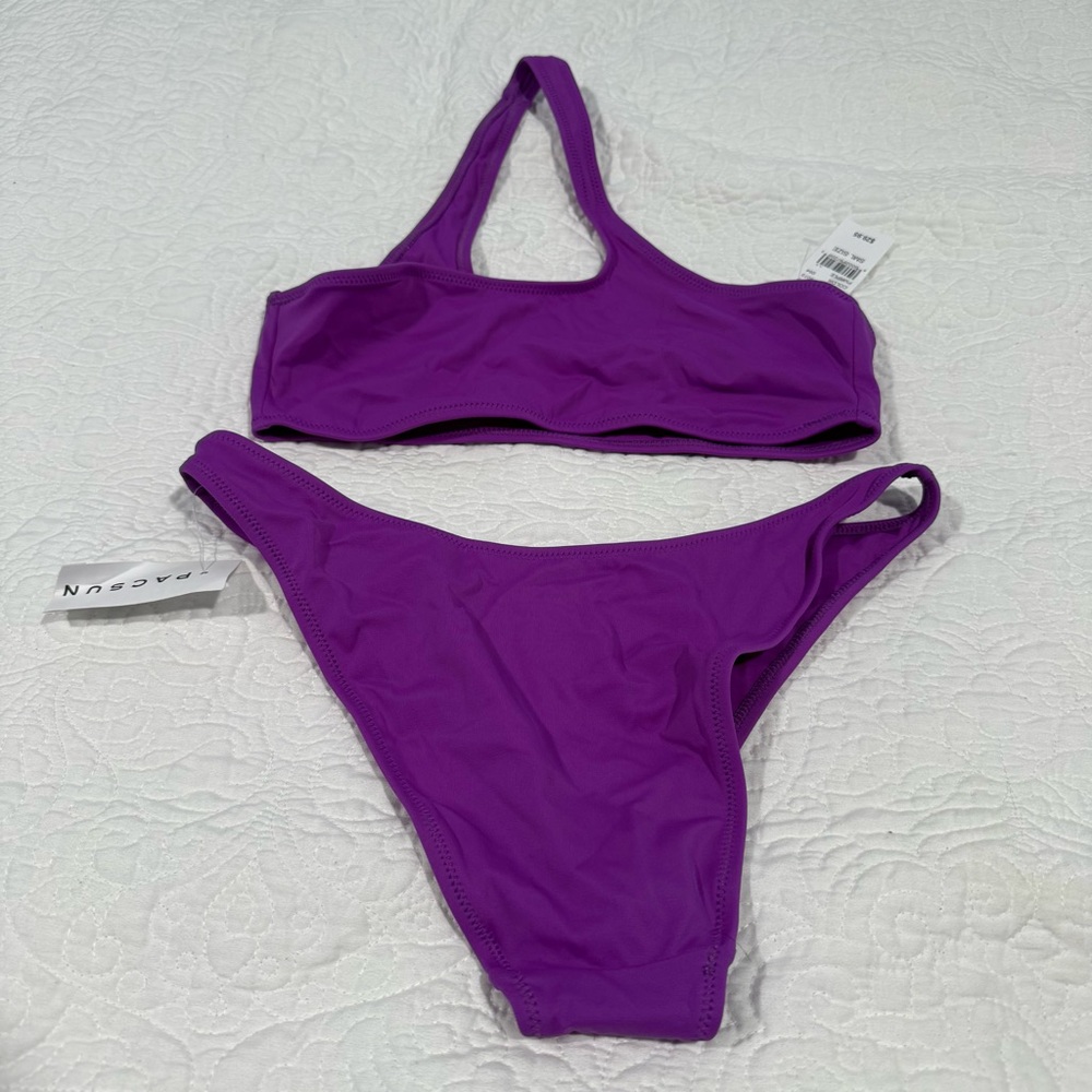 Kendall & Kylie Purple Bikini Top and Bottom